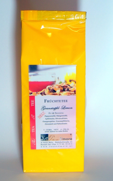 Früchtetee Granatapfel - Lemon 100g