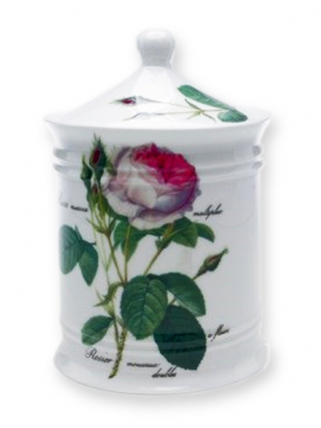 Roy Kirkham Redoute Rose Porzellandose mit Deckel rund 1 Stk