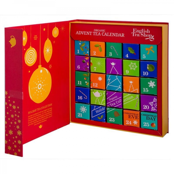 Teebuch Rot - Adventskalender