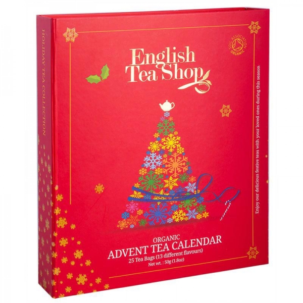 Teebuch Rot - Adventskalender