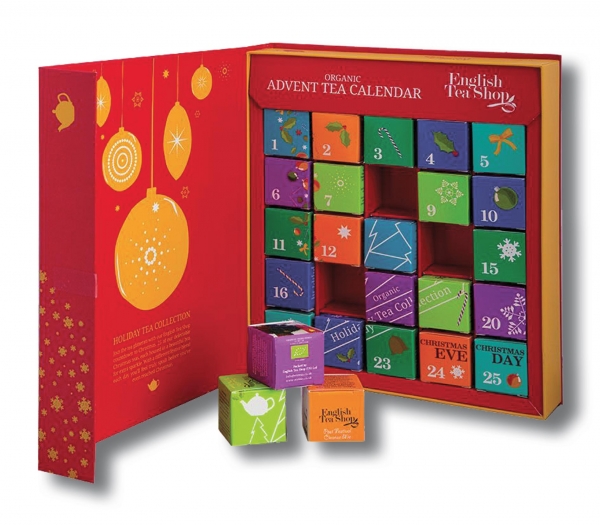 Teebuch Rot - Adventskalender